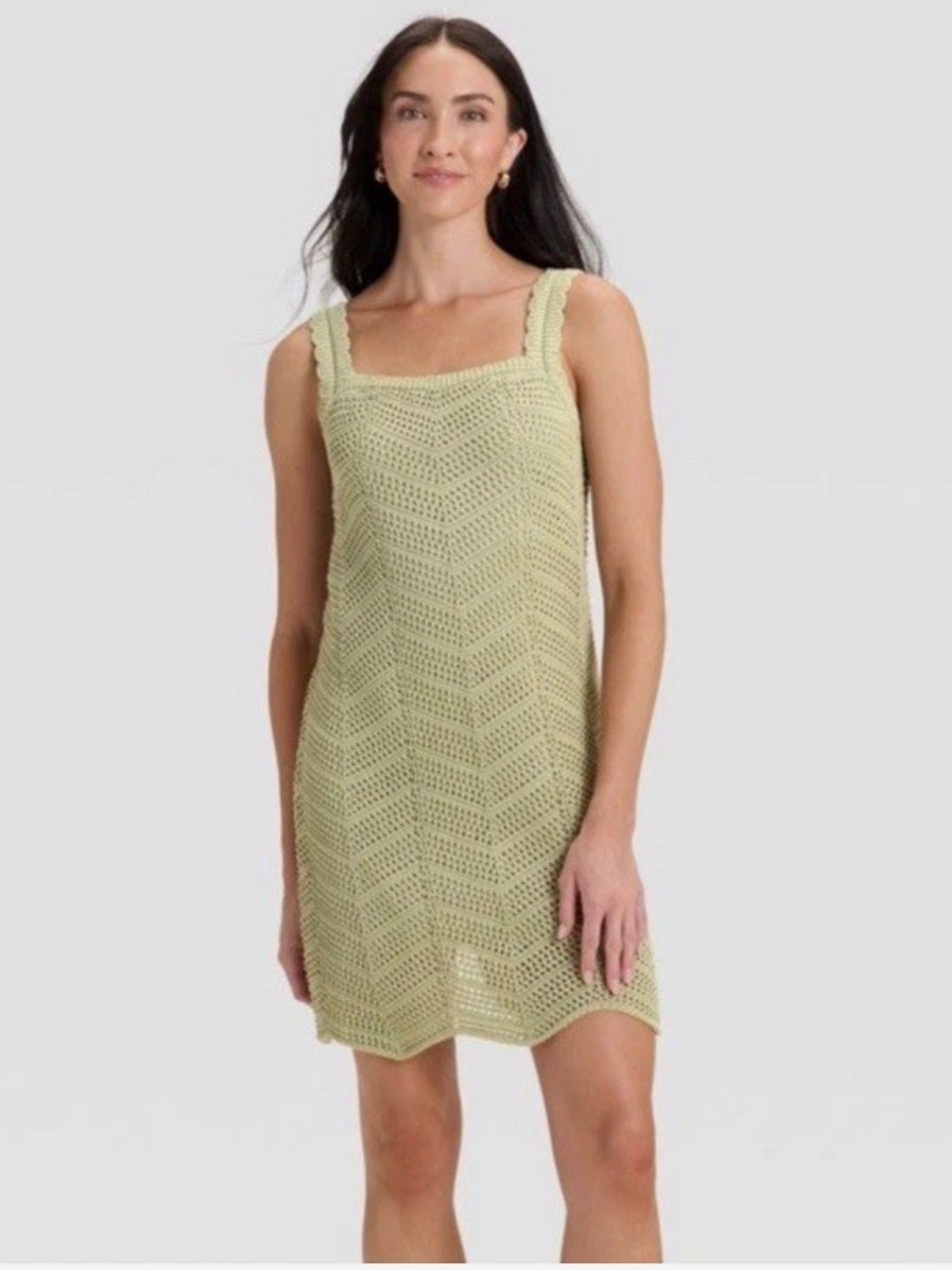 A New Day Women’s Crochet Mini Shift Dress